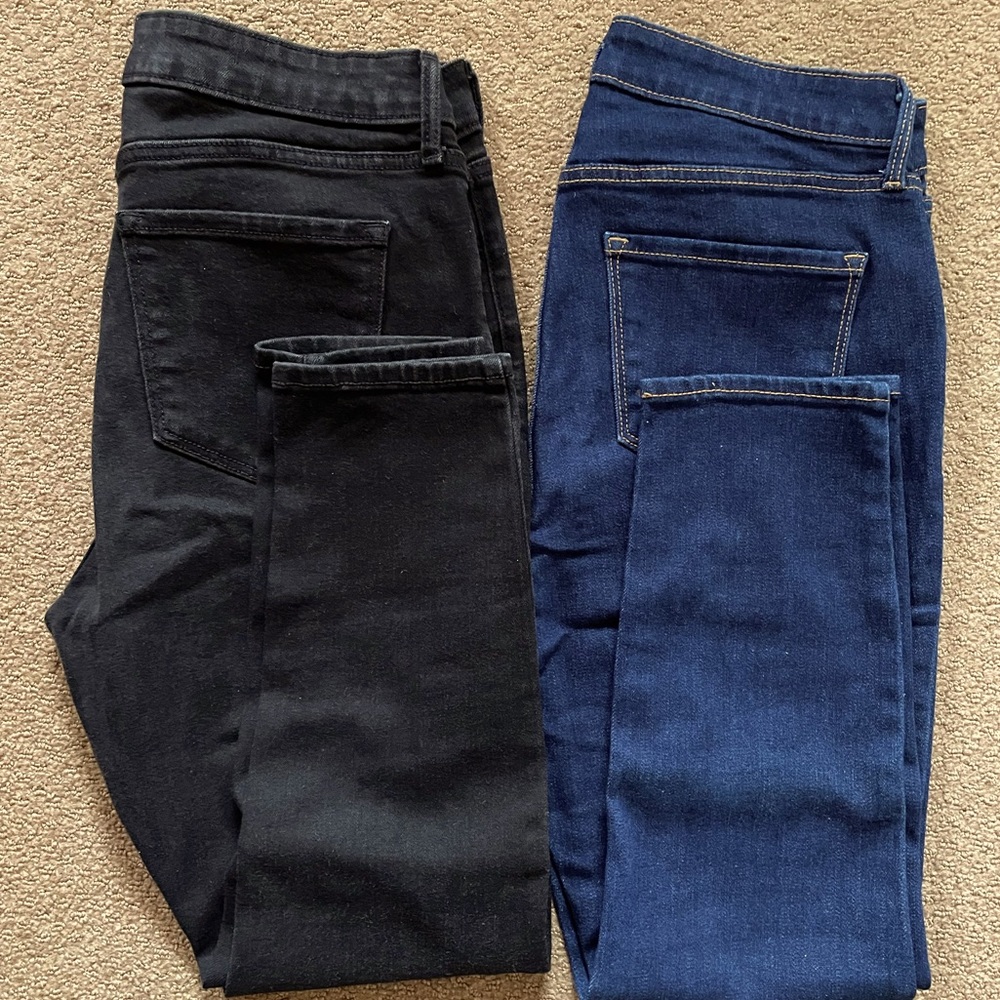 2 Old Navy High Rise Skinny Pants-Size 10 Short